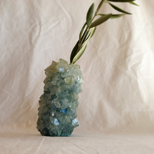Mini Chrystal Vase green - Isaac Monté